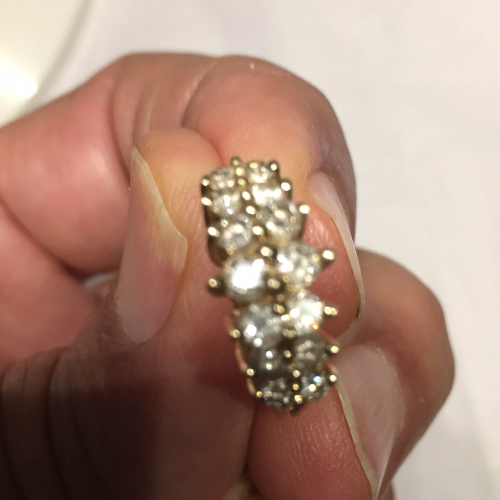 14K Gold diamonds engagement Ring - Picture 5 of 6